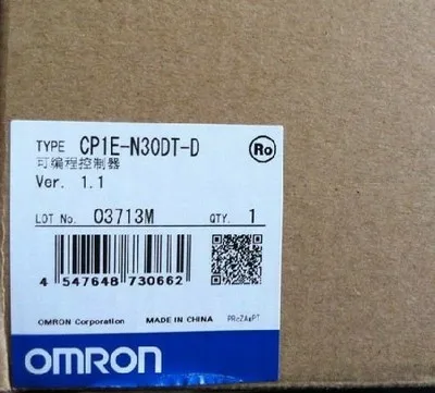 Новый оригинальный CP1E-N30DT-D CP1E ПЛК ЦП для Omron Sysmac 30 I/O 18DI 12DO транзистора |