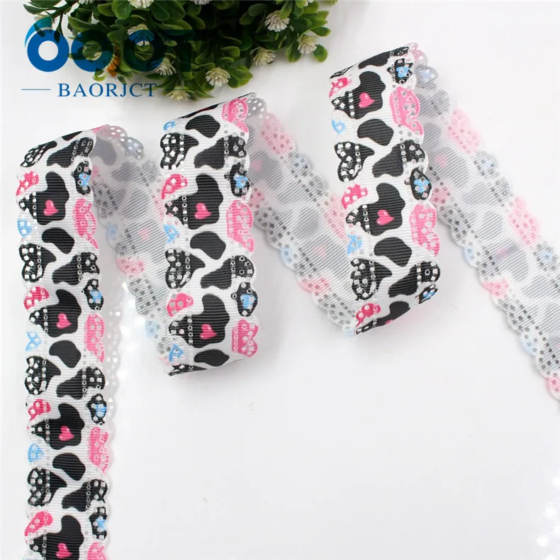 I-19509-1190 OOOT BAORJCT I-19509-1183, 10 ярдов, горячая Распродажа 30 мм полые цветы сплошная корсажная лента ленты, Бант колпачок аксессуары и вечерние украшения - Цвет: I-19509-1190