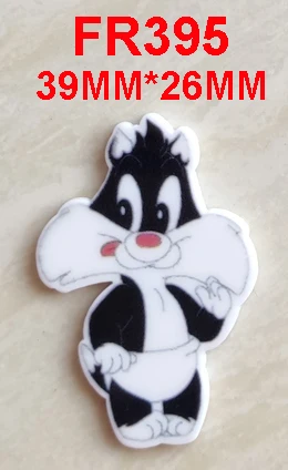 FR-395 50 шт. 5 разные стили милый мультфильм кролик Кошка Птица утка плоский с оборота кабошон плоское украшение из смолы DIY ремесло украшения аксессуары - Цвет: FR-395