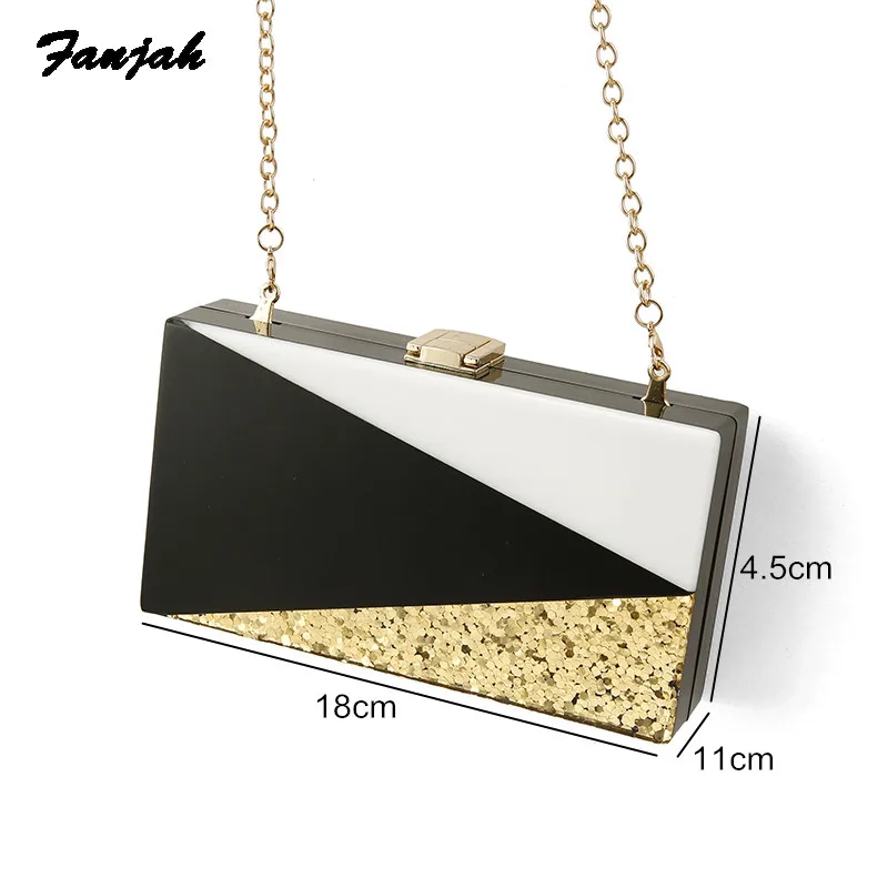 

Women messenger bags new wallet elegant stylish sequins patchwork shoulder bag Lady Geometric evening bag casual Vintage Clutch