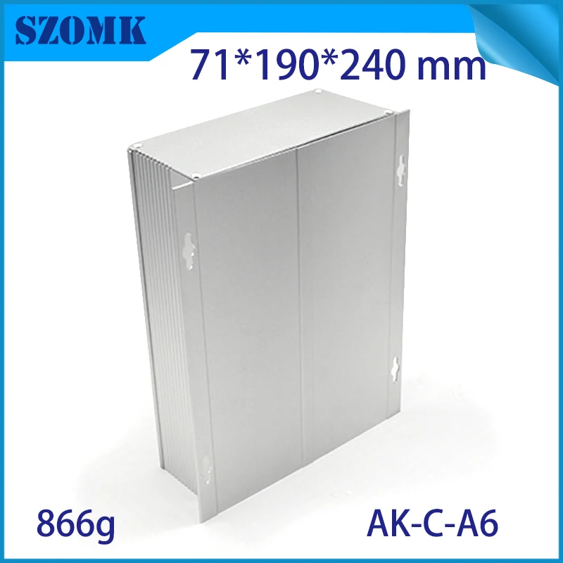 Анодированный Настенный алюминиевый корпус szomk (10 шт.) для серебристой