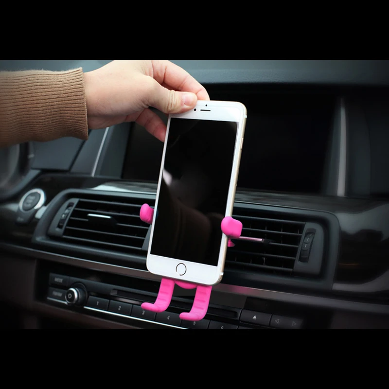 Cartoon vehicle mounted mobile phone support multifunctional air outlet seat creative | Автомобили и мотоциклы