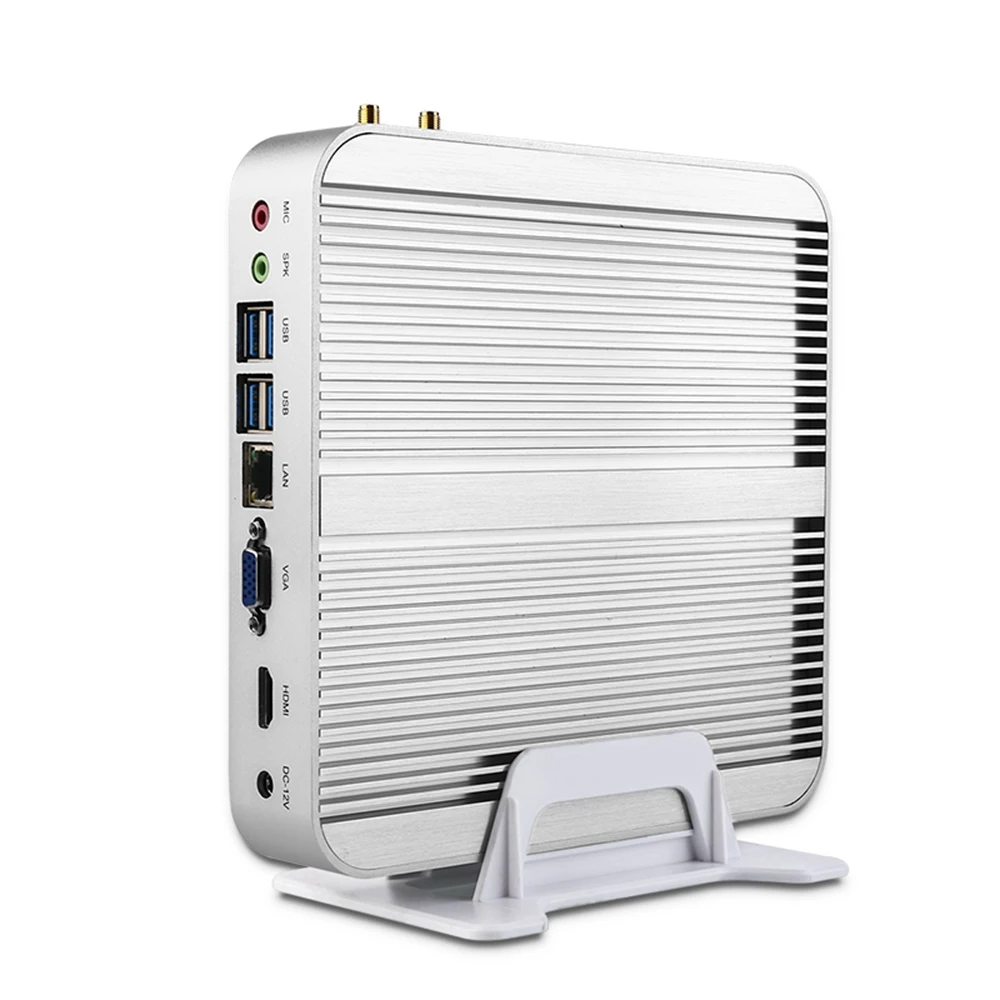Процессор EGlobal fanless портативный компьютер Intel Core i5 8250U Mini PC Windos10 Quad Corei5i7 DDR4 Оперативная память мини-компьютер для офиса desktop