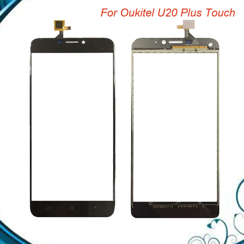 Дигитайзер сенсорного экрана 5 дюйма для Oukitel U20 Plus сенсорная панель переднее