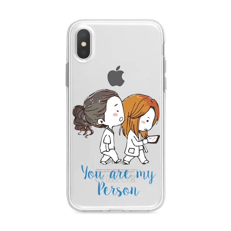 Greys Anatomy You're My Person Soft silicone TPU Phone Case For iPhone 12 Pro Max 11 SE 2020 6s 7 8 Plus X XR XS | Мобильные