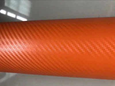 Orange 1 шт., автомобильная накладка на дверь багажника, протектор 3D, углеродное волокно, автомобильные наклейки, Накладка на порог, против царапин, наклейка, автомобильные аксессуары, универсальные - Название цвета: Orange