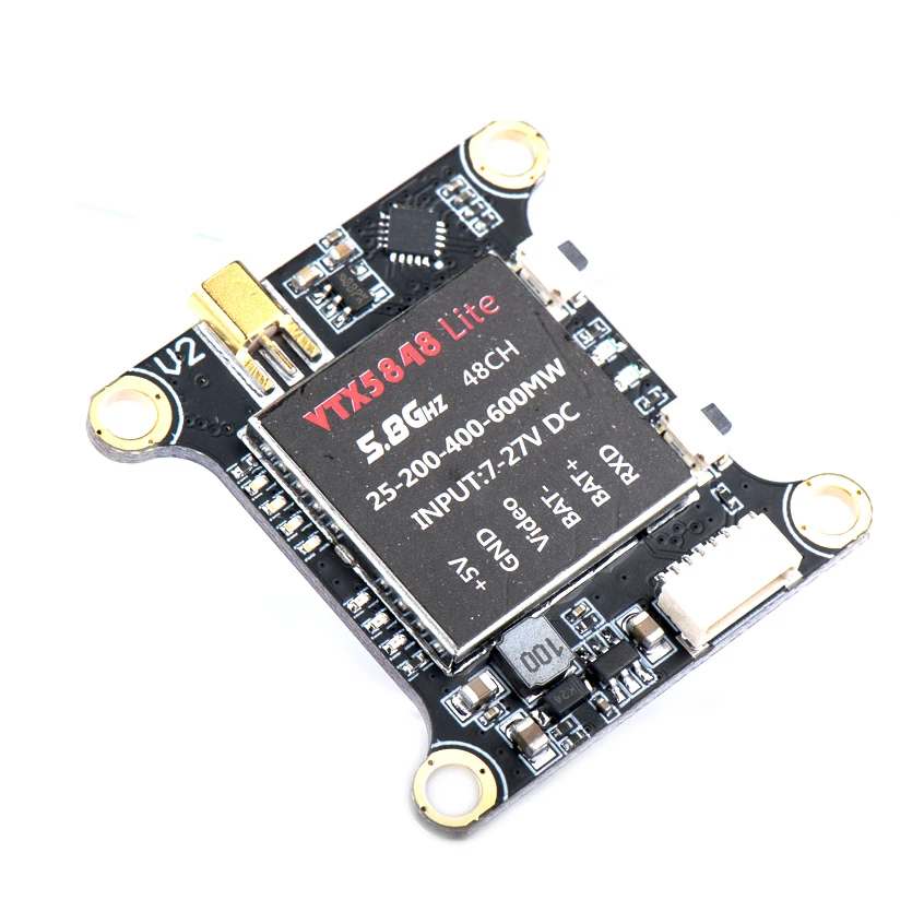 VTX5848 LITE 48CH 5 8G 25/200/400/600 мВт переключаемый VTX видео передатчик Модуль OSD Управление