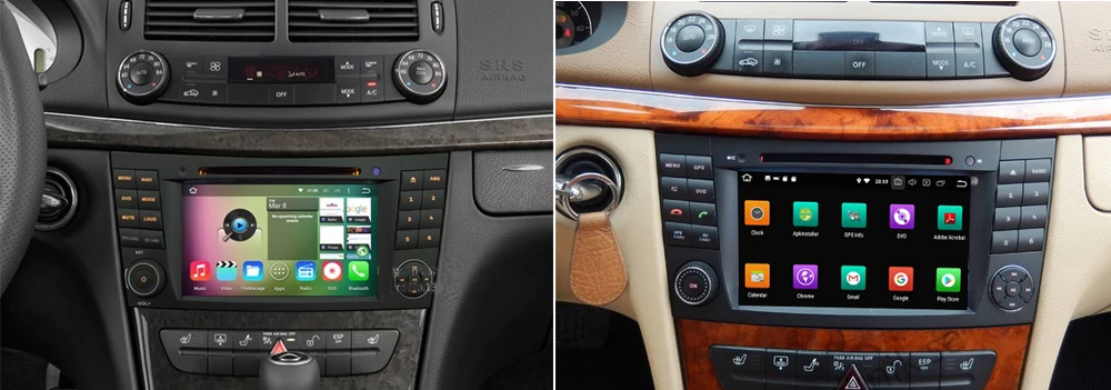 2 Din Автомобильный мультимедийный плеер Android 9 авто радио для Mercedes Benz E Class W211 2002~ 2009 NTG DVD gps 8 ядер 4 ГБ 32 ГБ Bluetooth