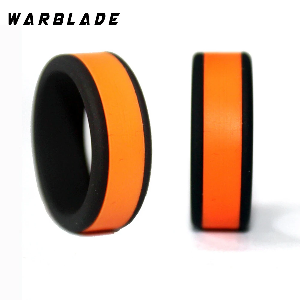 WarBLade новое 8 мм Гипоаллергенное перекрестное гибкое Силиконовое кольцо может DIY