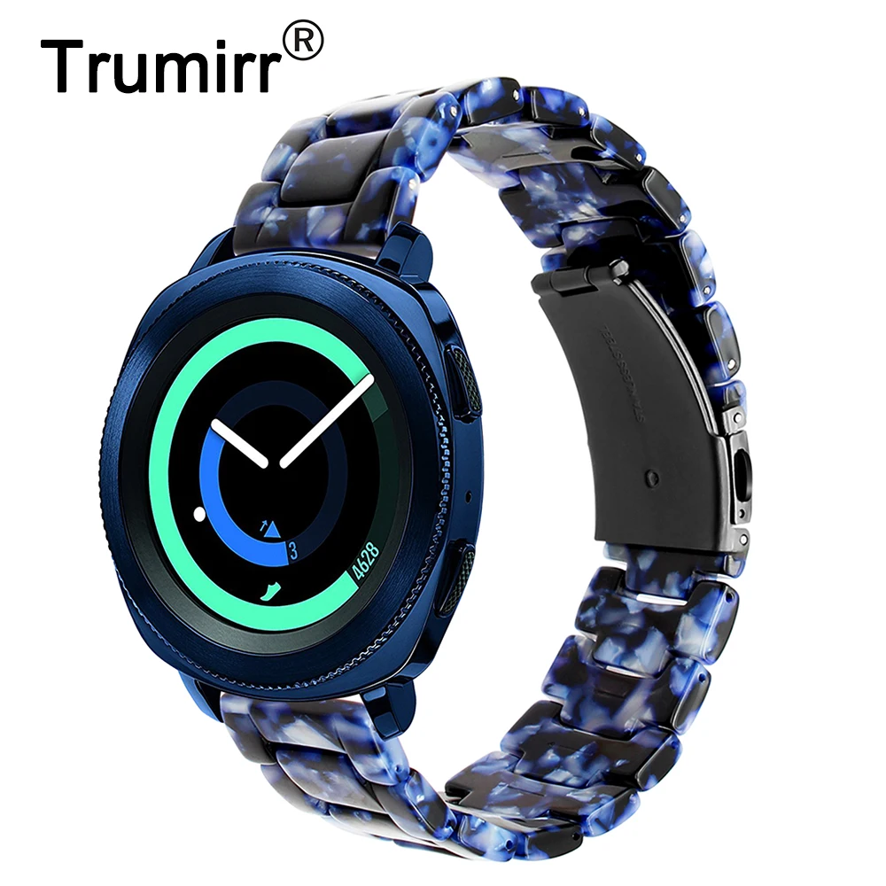 Ремешок для часов Trumirr из смолы 20 мм Samsung Gear Sport / Galaxy Watch 42 мм/Active 2 40 44 мм|Ремешки