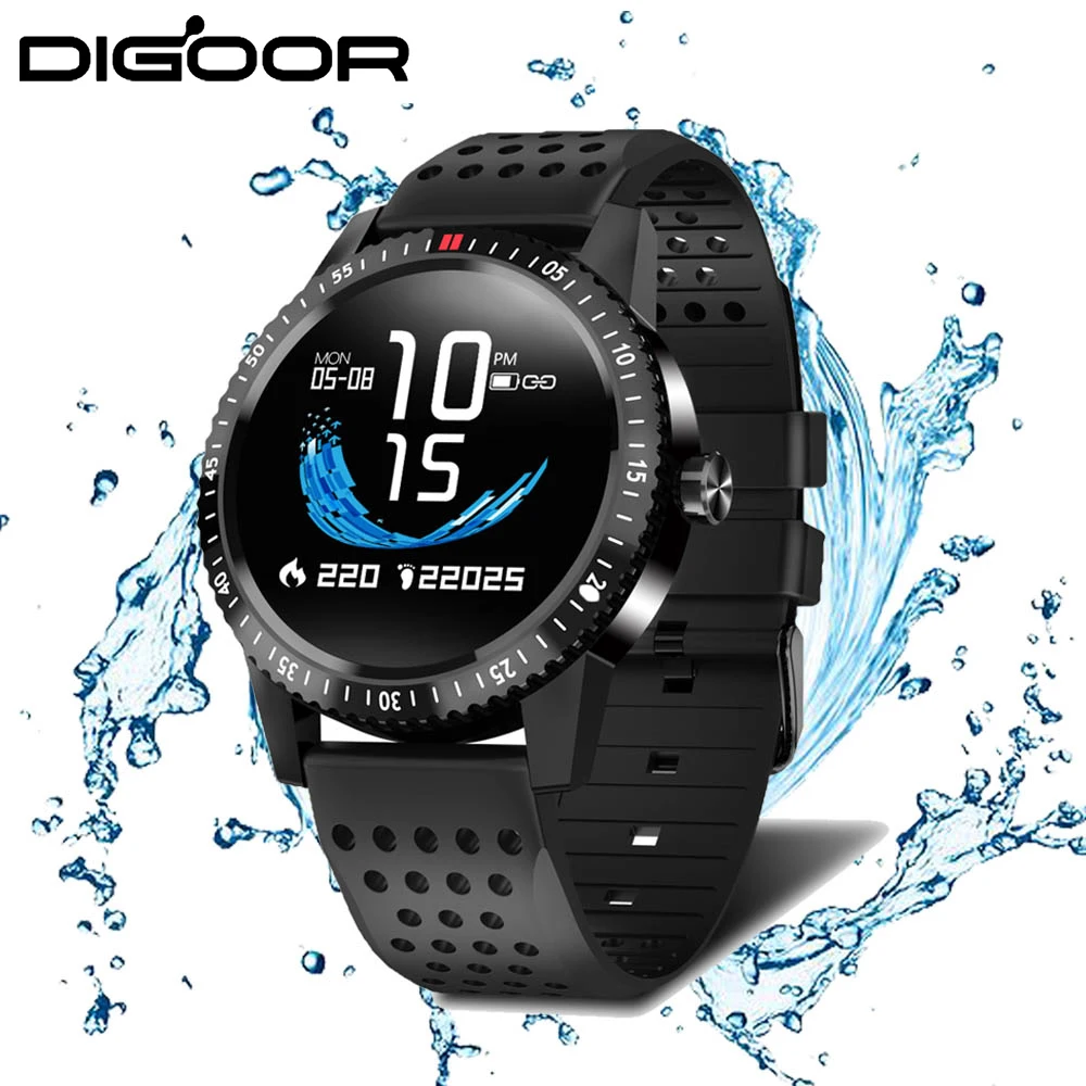 Фитнес браслет DIGOOR IP67 водонепроницаемый с поддержкой кровяного давления/женский