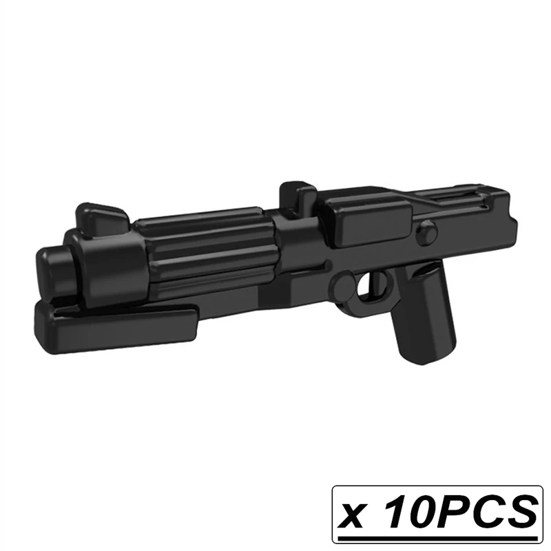 10PCs PJ0031 Guns Trek Halo Звёздные войны научная фантастика будущее оружие пакет для MOC части строительные блоки игрушки для детей - Цвет: 10PCs PJ0031