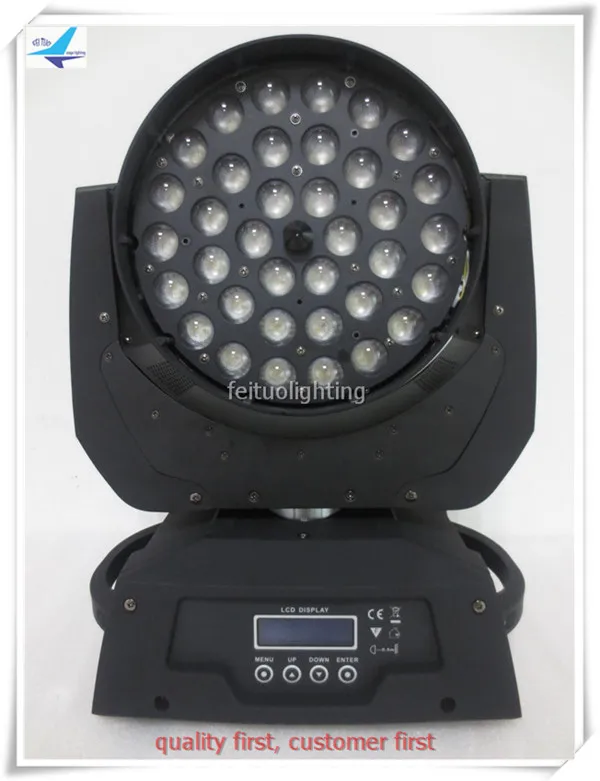 Бесплатная доставка dj focus wash light Lyre zoom moving head 36x10 w led rgbw 4in1 light|wash light|lyre zoommoving |
