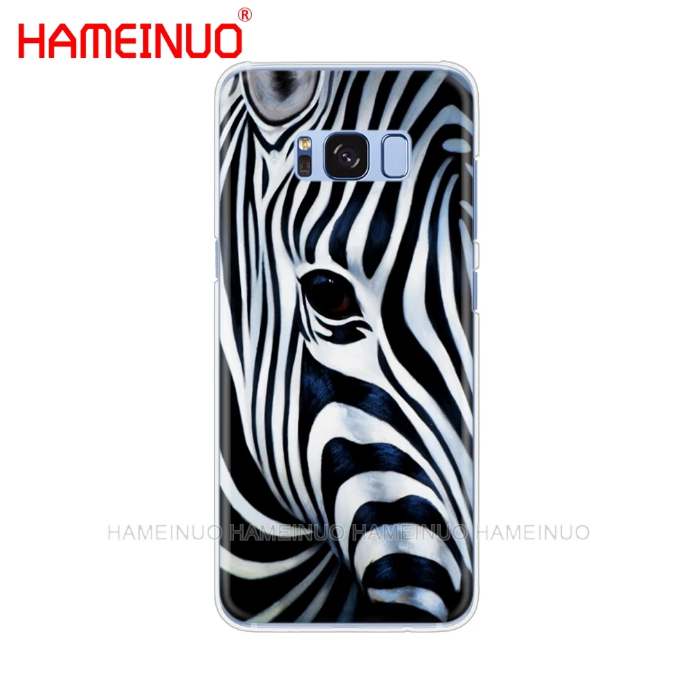 HAMEINUO Zebra black and white stripes Newest Fashion phone case cover for Samsung Galaxy S9 S7 edge PLUS S8 S6 S5 S4 S3 MINI | Мобильные