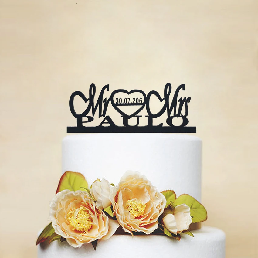 Украшение партии Бесплатная доставка персонализированные древесины mr Mrs