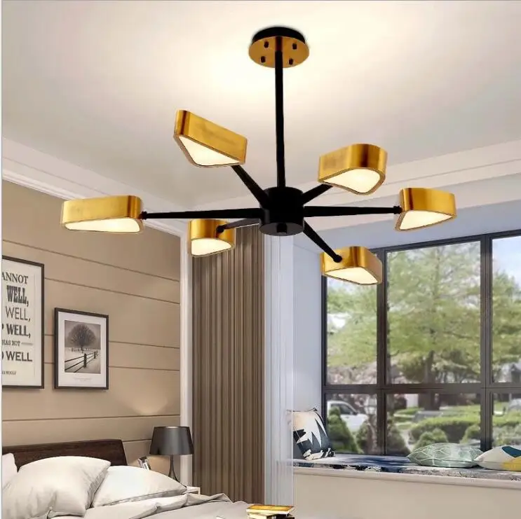 구매 L 북유럽 포스트 모던 미니멀리스트 대기 샹들리에 크리 에이 티브 개성 스타일 의류 매장 바 레스토랑 다이닝 룸 LED