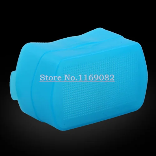 Универсальный Рассеиватель для вспышки 2 в 1 серебристый/белый отражатель + синий