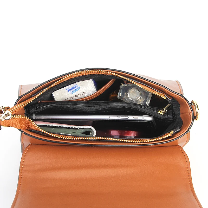 Новая модная сумка с клапаном из натуральной кожи женская милые