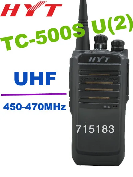 

HYT TC-500S UHF:450-470MHz 4W 16CH Handheld Walkie Talkie