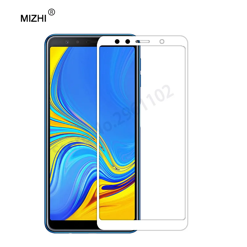 White Защитное стекло для samsung A7 закаленное стекло для samsung Galaxy A7 A 7 SM-A750F A750F A750 Защитная пленка для экрана - Цвет: White