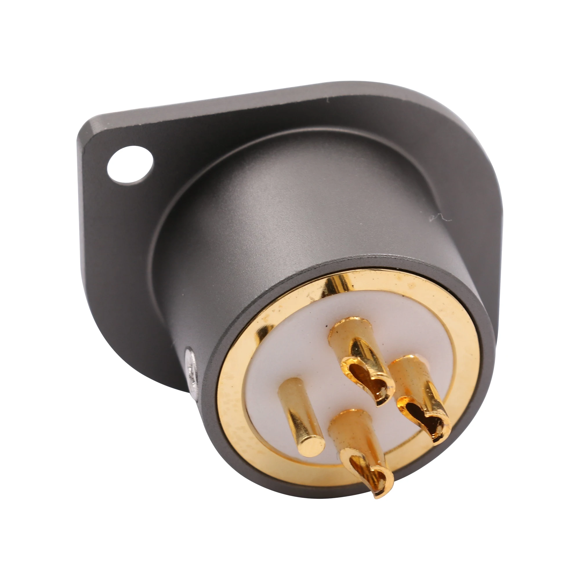 XLR разъем Выборг высокого класса мужской женский 3pin Jack разъем для микрофона HiFi аудио усилитель DIY тефлоновое золото/родиевое покрытие