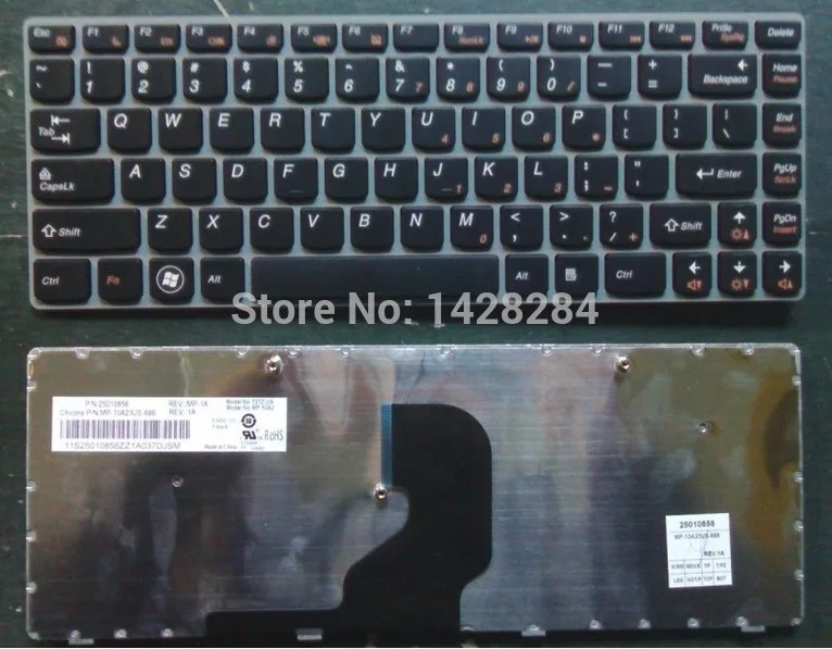 

SSEA Hot sale New US Free Shipping US Keyboard For lenovo Z450 Z460 Z460A Z460G