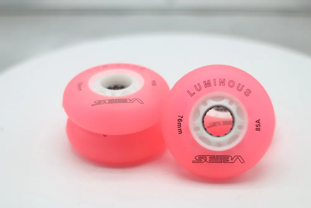 Japy Skate SEBA светящийся светодиодный вспышка Встроенный скейт колеса светодиодный раздвижные ролики 85A скольжение слалом Patines шины