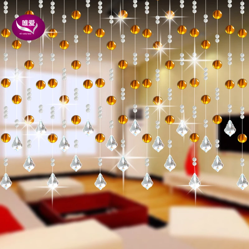 10 м/лот занавеска из хрустальных бусин индивидуальное украшение стеклянных для