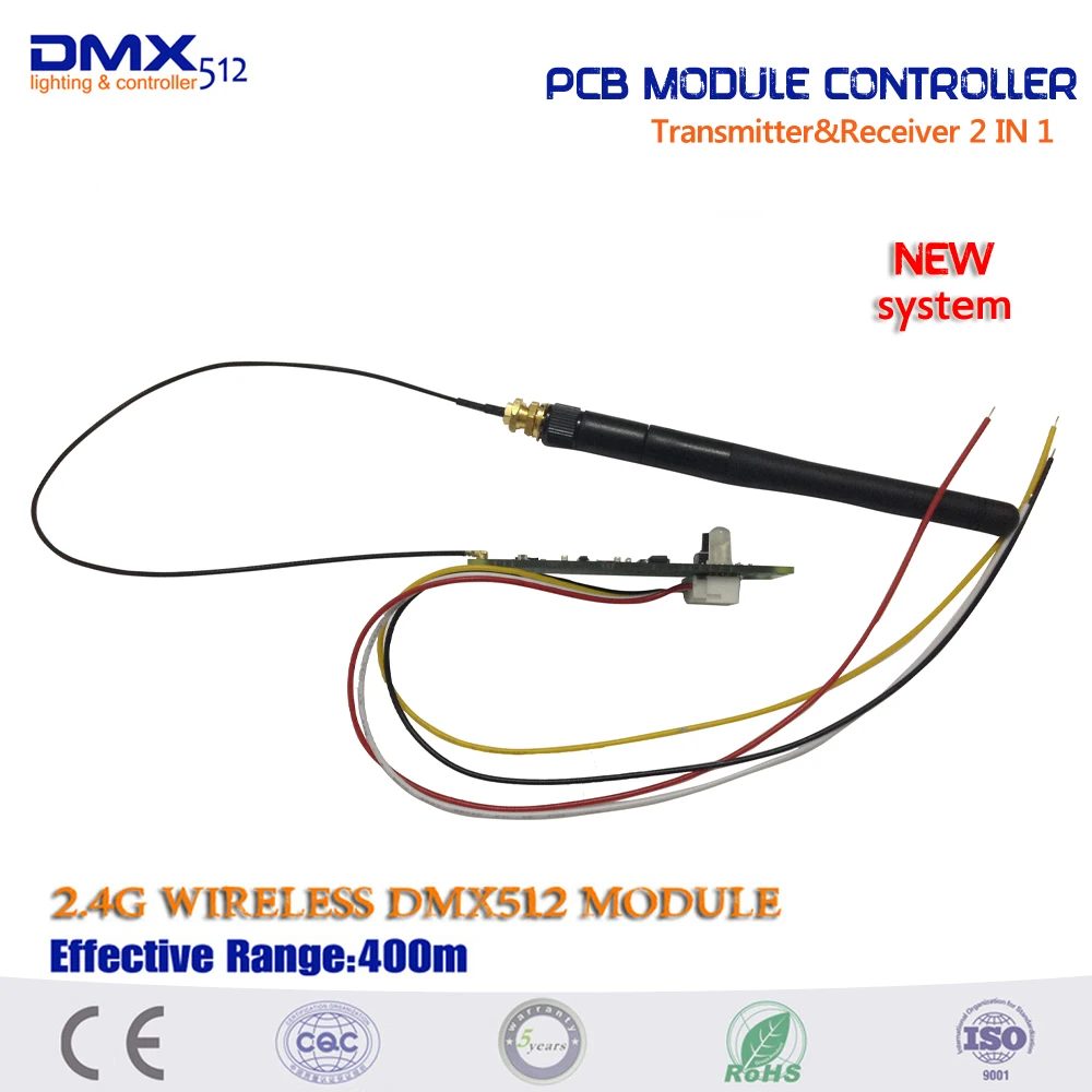 2,4 ГГц беспроводной DMX512 передатчик PCB модуль Плата с антенной светодиодный контроллер Wifi приемник