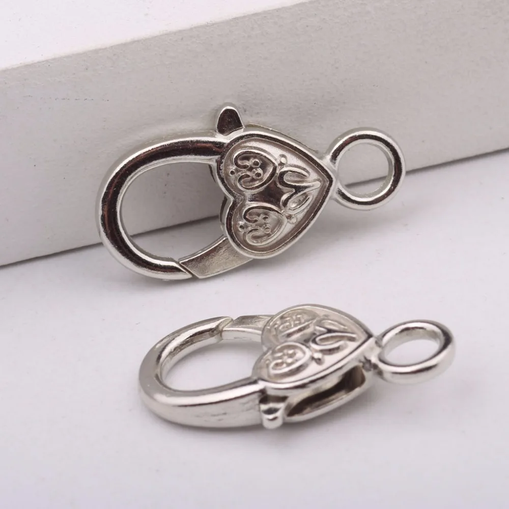 10 шт. застежки карабины в форме сердца 13 х27 мм|lobster clasp hooks|clasp hooklobster |