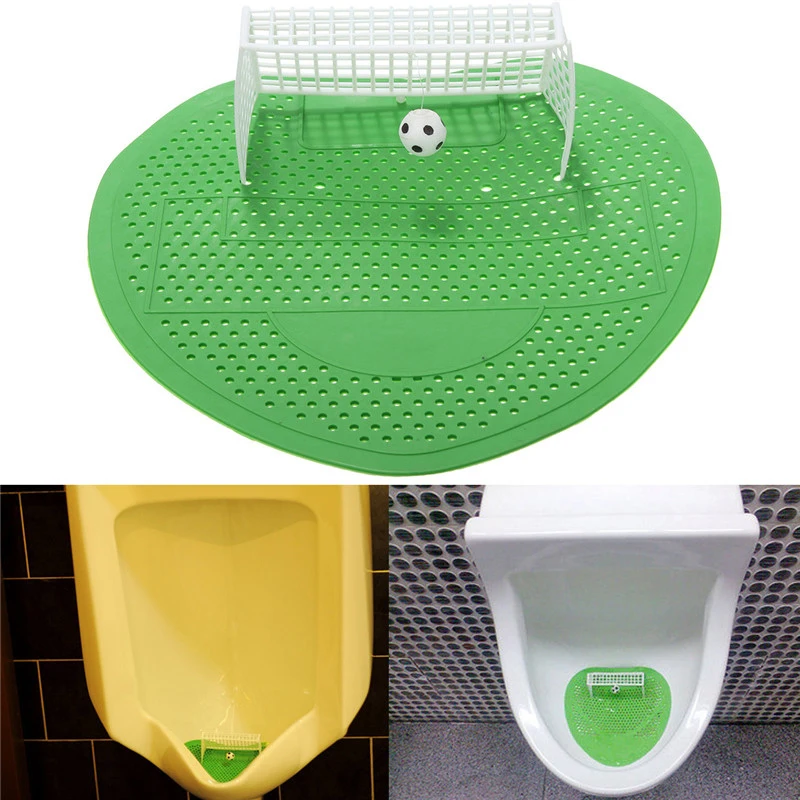 

EZLIFE Soccer Shoot Goal Style Urinal Screen Mat Pad Aromatic Screen Urinals Bathroom Men's Toilet Tools SQQ9774