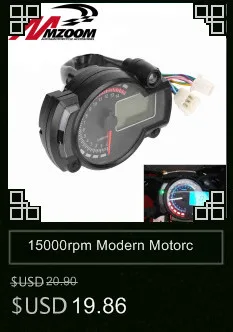 Universal Tachometer ATV Motorcycle LCD Digital Speedometer Odometer KMH Gauge Backlight Motorcycle Odometer for 2,4 Cylinders