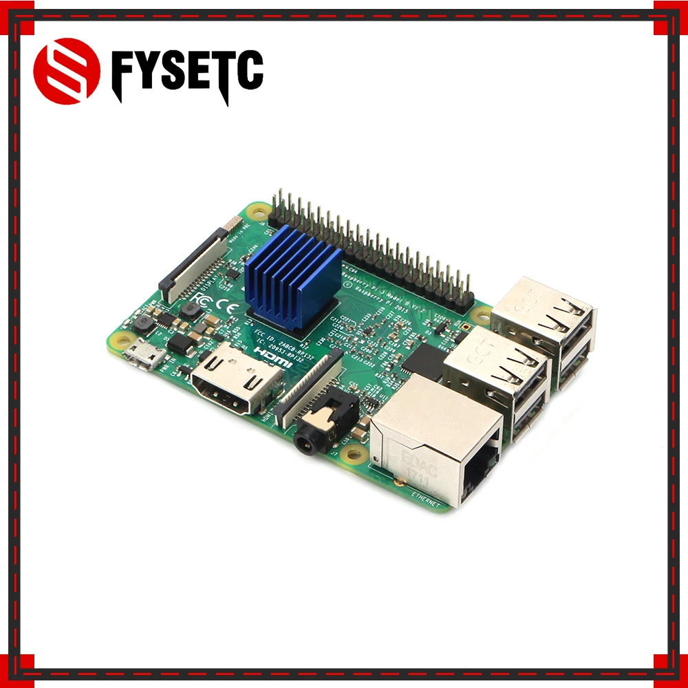 4 шт. синий Raspberry Pi радиаторы кулер Алюминий 15*14*13 мм с клеящим материалом для