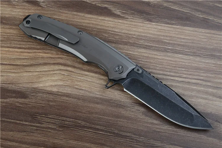ball bearing flipper S35VN blade G10 Handle camp survival pocket utility EDC tool tactical folding kitchen knife