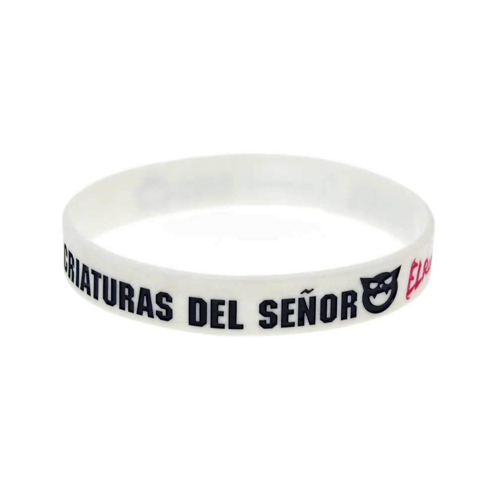 (OBH) 50 шт в наборе Rubius Omg Wristband силикона для взрослых Размеры белого цвета рекламных