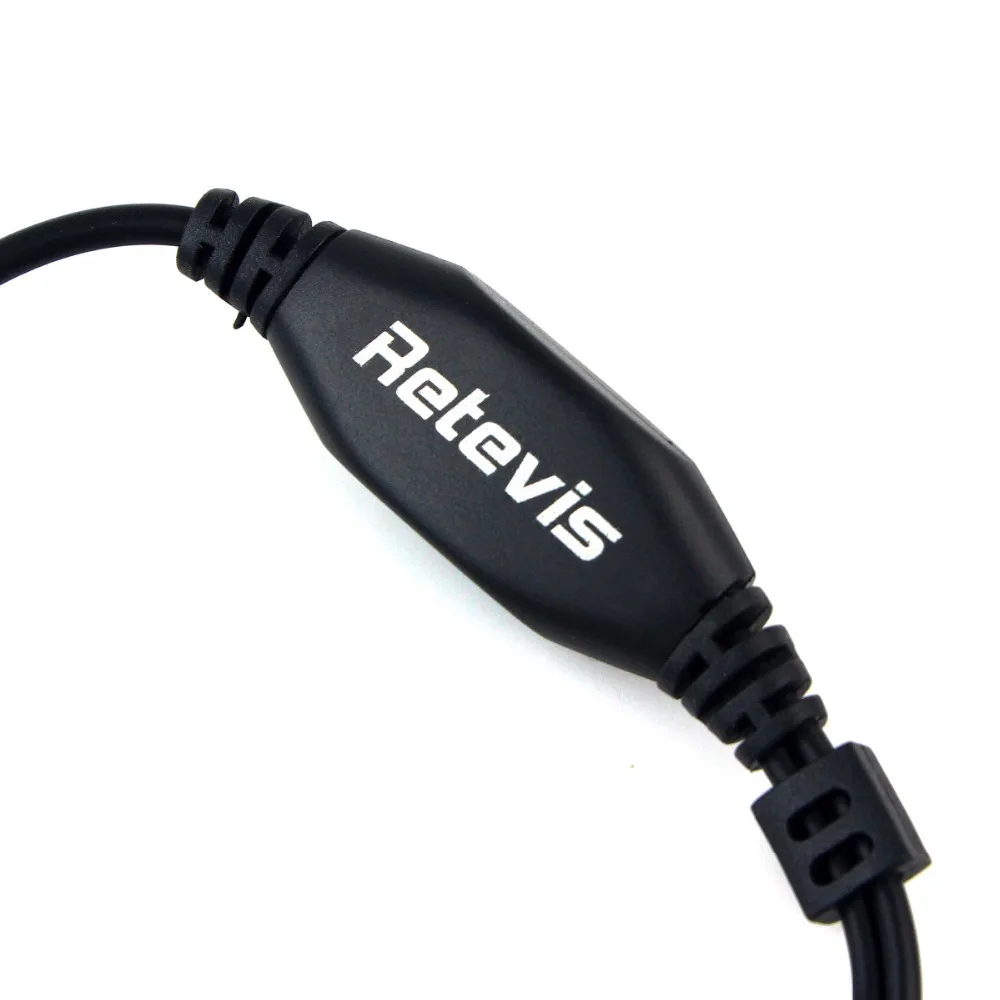 Наушники Retevis 2 Pin PTT с микрофоном акустические трубчатые наушники для Motorola Radio GP88