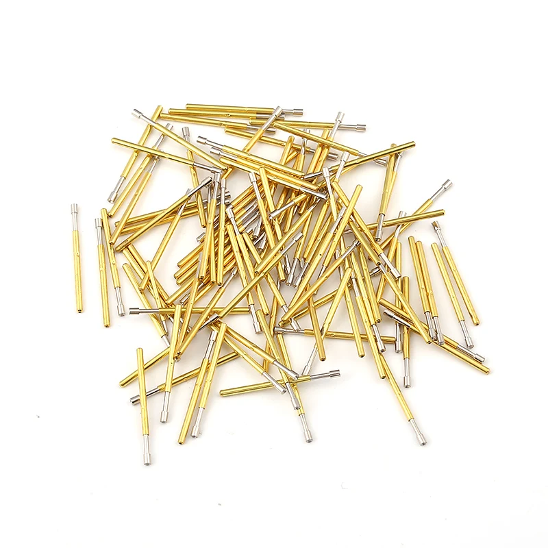 Удобный и прочный пружинный тестовый зонд металлический латунный 100/шт. длина