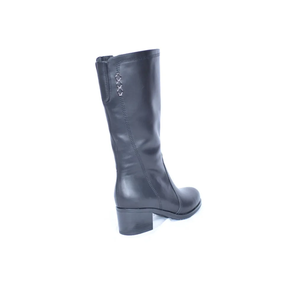 2018 модные теплые меховые сапоги до середины икры для девочек новинка женская