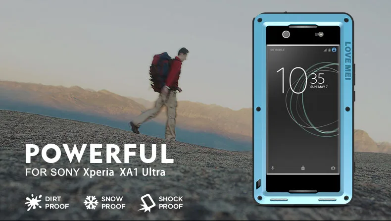 Чехол Gorilla glass на весь корпус для sony Xperia XA1 Plus Ultra XZ1 XZ2 XA2 XA ультра противоударный металлический защитный чехол для sony Xperia 10