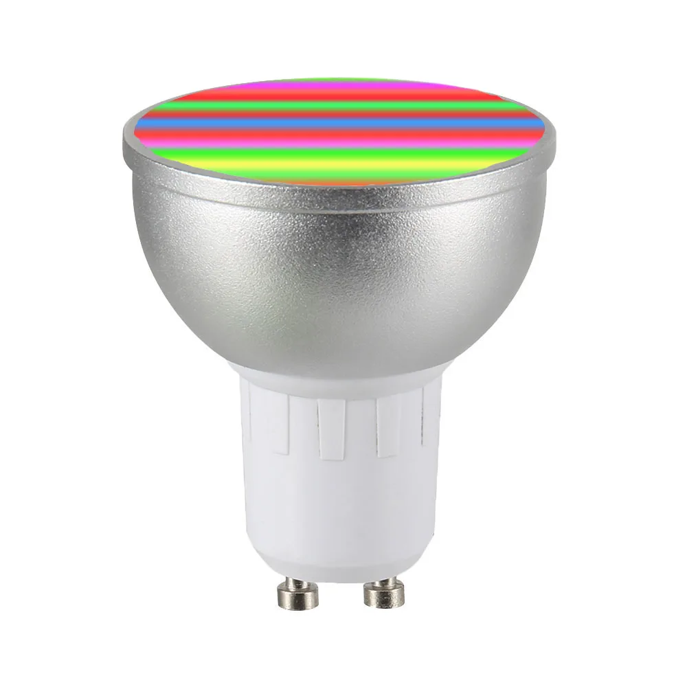 AC85 265V 6 Вт 4 шт. Светодиодная лампа RGBW WIFI подключенные интеллектуальные лампочки 16