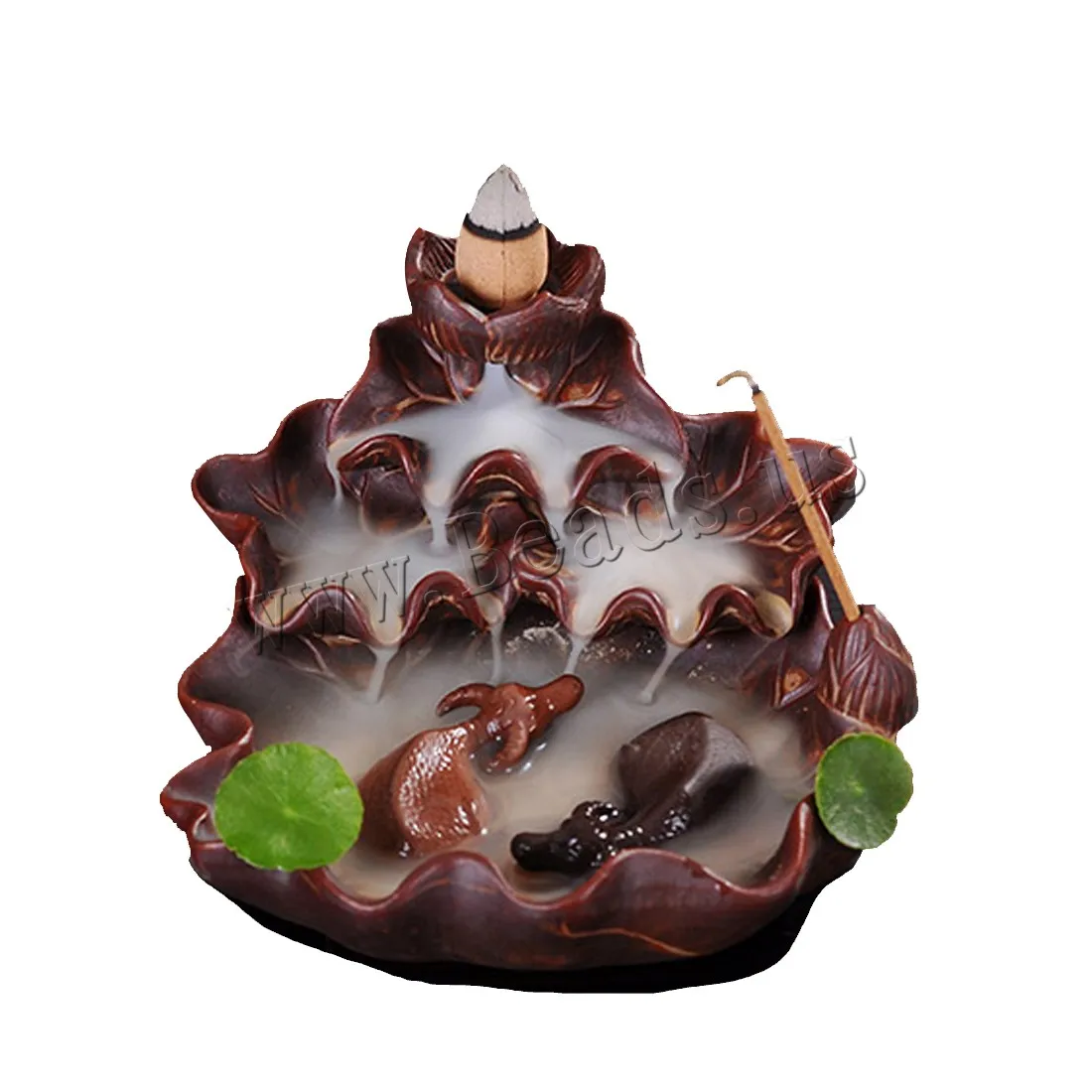 

Creative Home Decor Backflow Incense Burner Creative Smoke Waterfall Fish Incense Holder Censer Use In Home Office Teahouse
