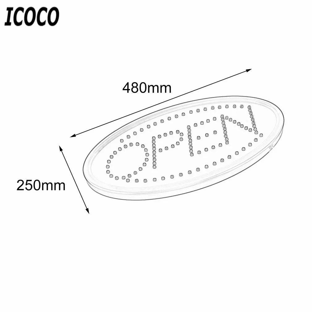 ICOCO светодиод под открытым небом светящиеся рекламные вывески торговый центр