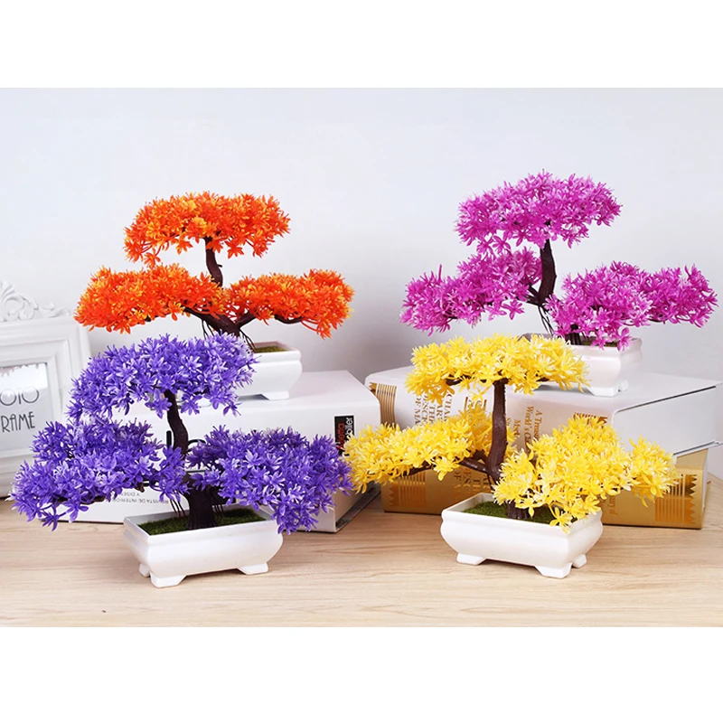 Искусственные растения набор ВАЗ имитация цветов сосны маленький бонсай