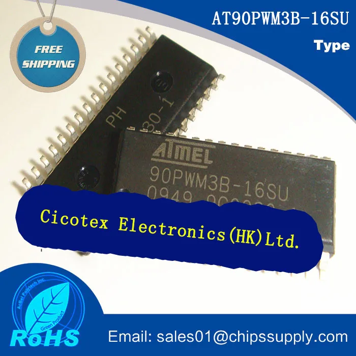 10 шт./лот AT90PWM3B-16SU 90PWM3B-16SU SOIC-32 IC MCU 8BIT 8KB FLASH 32SOIC | Электронные компоненты и