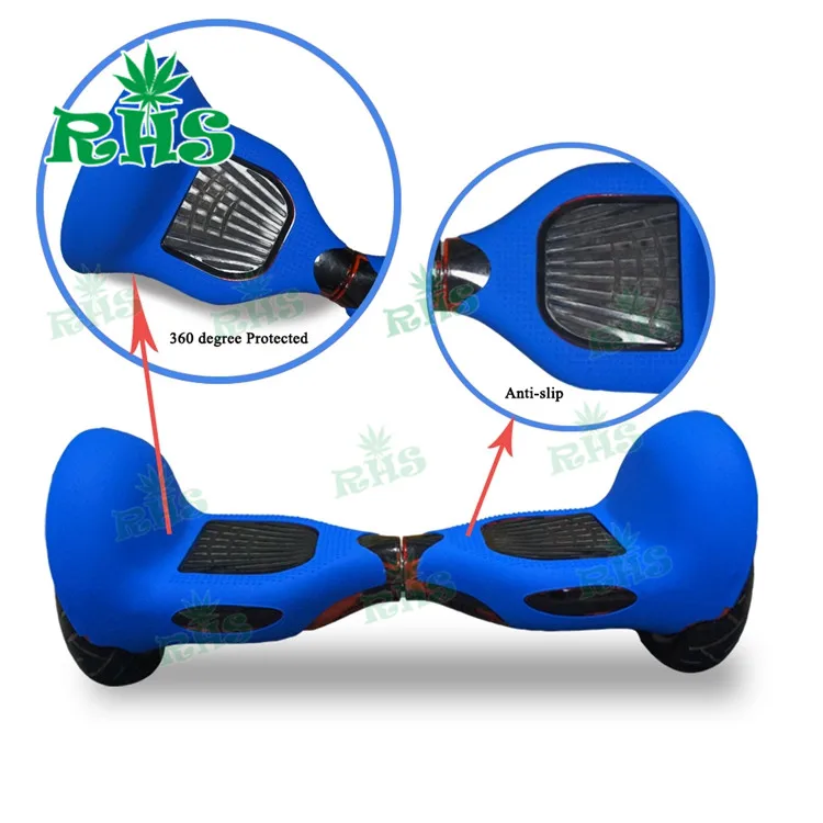 10 дюймов два колеса Ховерборд силиконовый защитный чехол для кожи полная защита