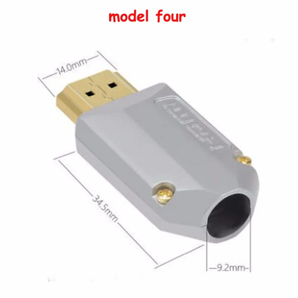2 комплекта позолоченный сварочный Тип HDMI штекер с металлическим корпусом Крышка