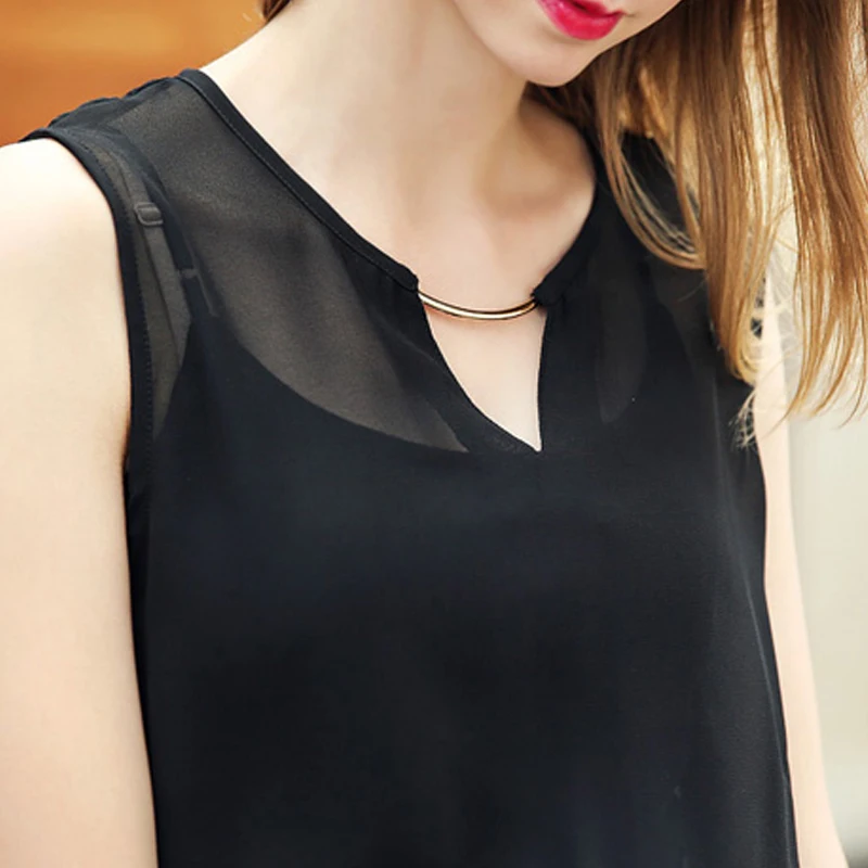 Шифон Платье 2016 Мода Черный Рукавов V-образным Вырезом Boho Горячая Европа