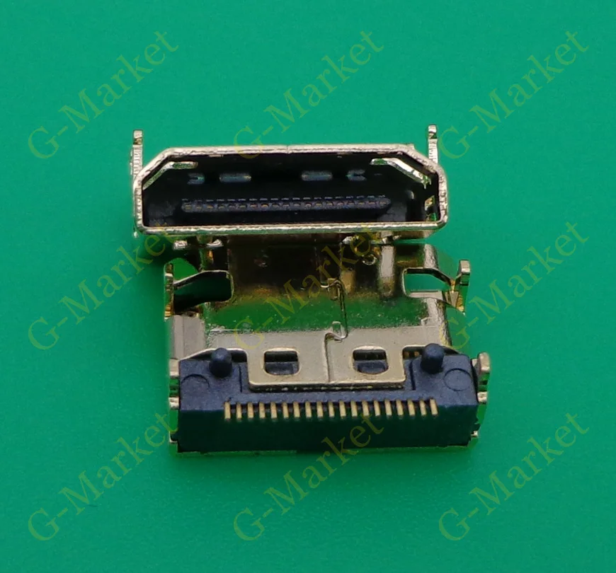 Разъем Джек 100 шт./лот Gold plationg MINI 19P 19 контактный разъем HDMI совместимый тип Sockect