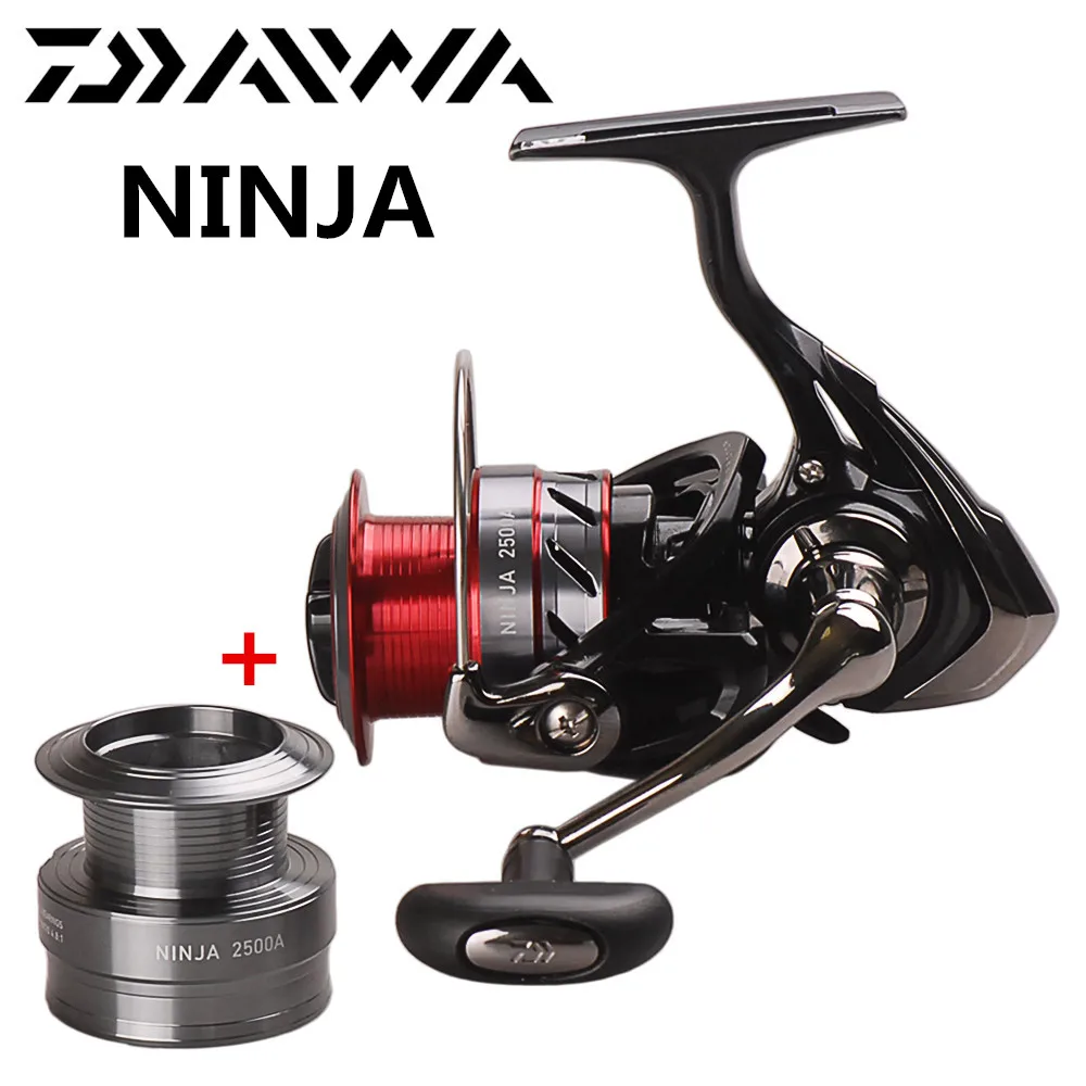 DAIWA спиннинговая Рыболовная катушка ниндзя 2500A 3000A 4000A 4BB с бесплатной алюминиевой