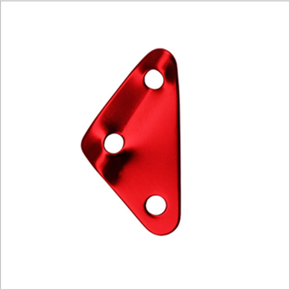 

YINGTOUMAN Red 5PCS/lot Triangle Aluminum Alloy Wind Rope Buckle Tent Buckle Sun Shelter Tent Botton Tent Accessory Tent Buckle